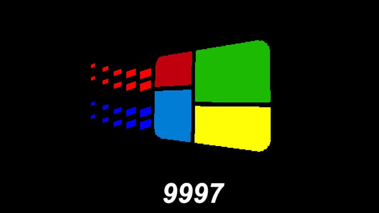 Windows Logo Evolution 1985-Googolplex