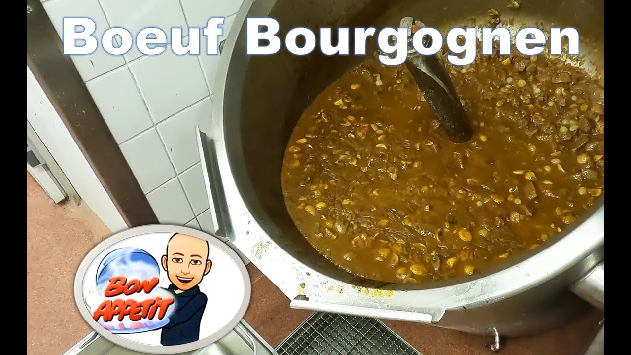 Bœuf bourguignon med potatismos