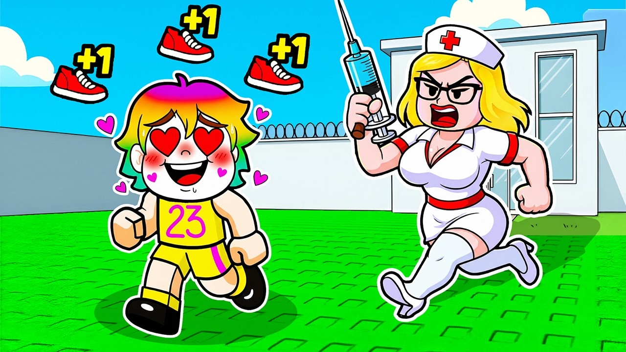 +1 VELOCIDAD por SEGUNDO PARA ESCAPAR del HOSPITAL en ROBLOX