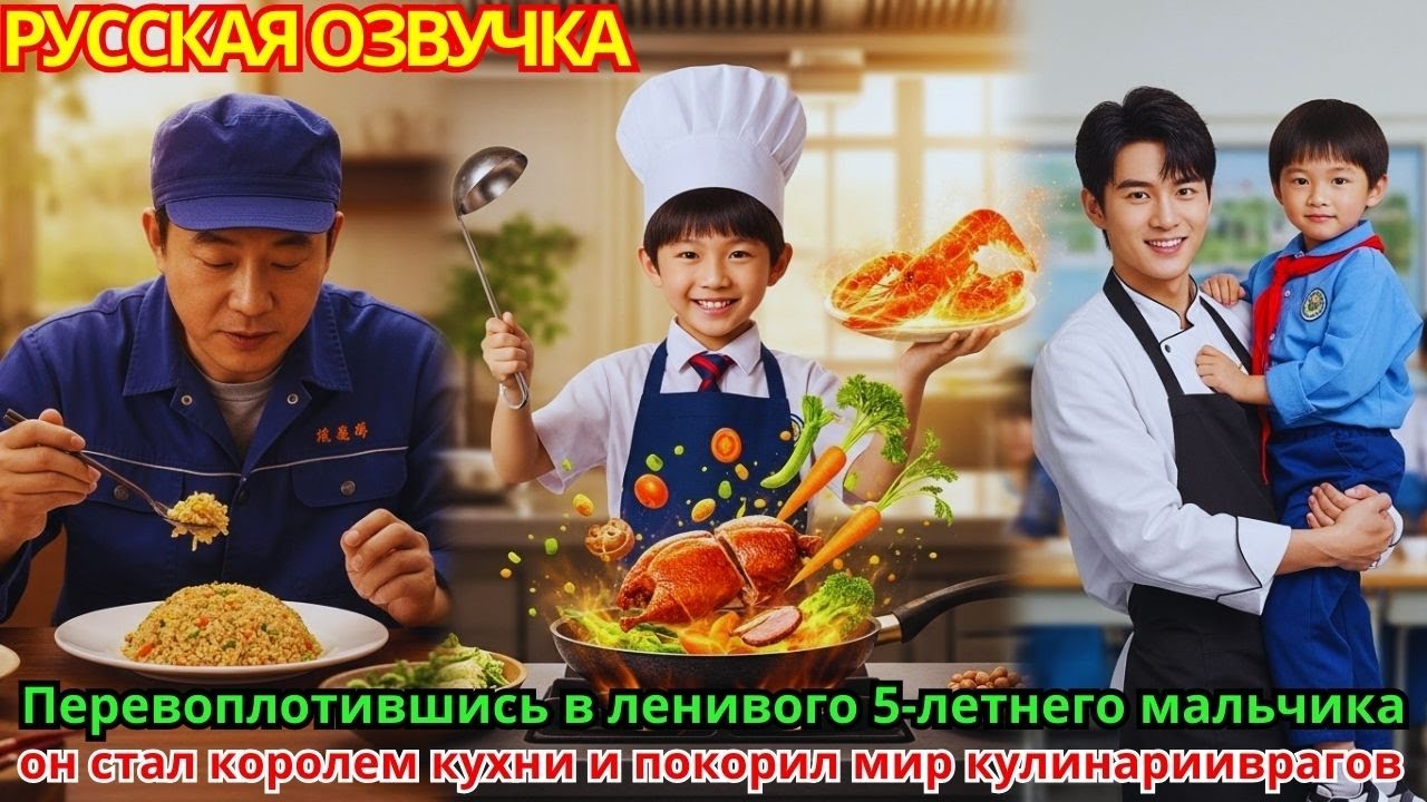 Перевоплотившись в ленивого 5-летнего мальчика, он стал королем кухни и покорил мир кулинарии