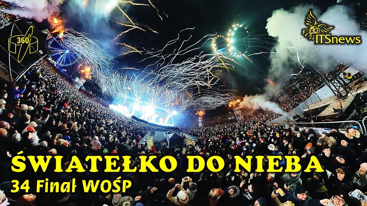 Światełko do Nieba. 34 Finał WOŚP. PGE Narodowy Warszawa 360