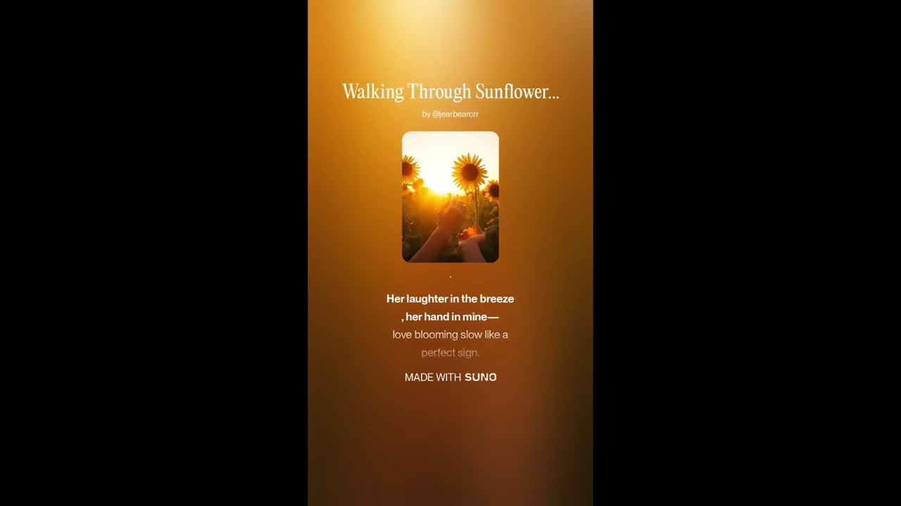 Walking Through Sunflowers While the Kids Play