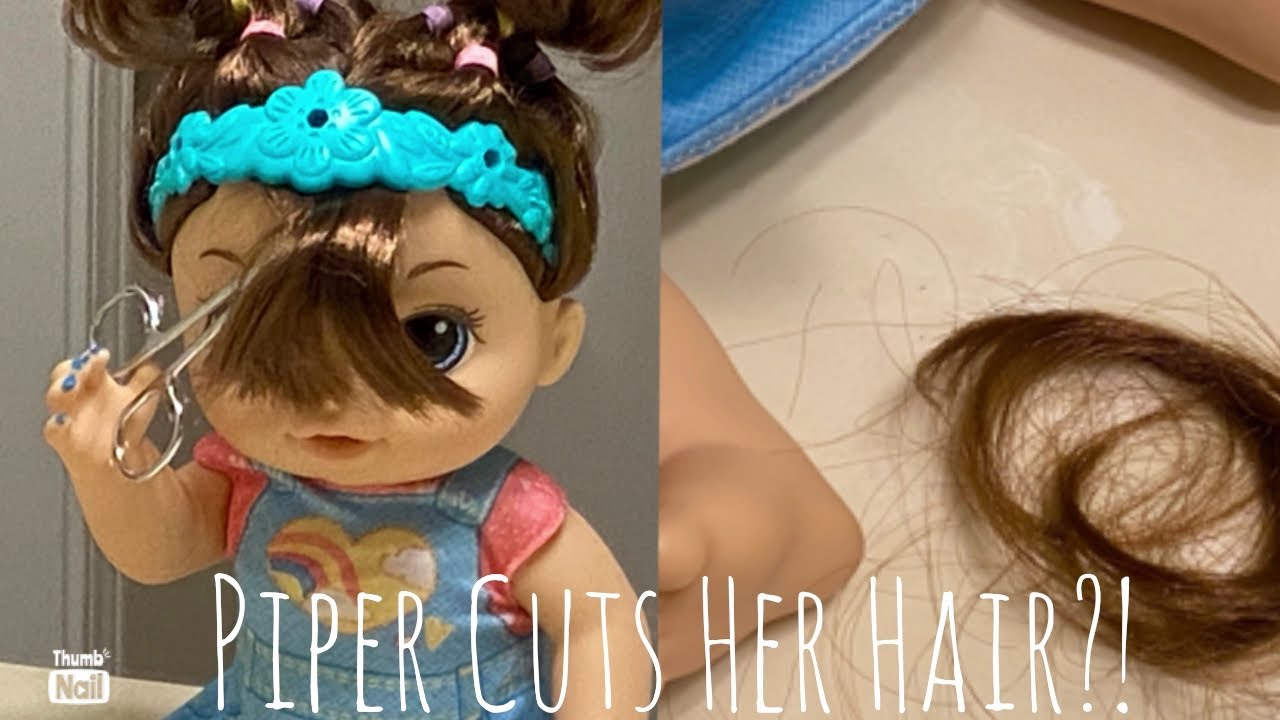 BABY ALIVE: Piper cuts her hair?! #babyalive