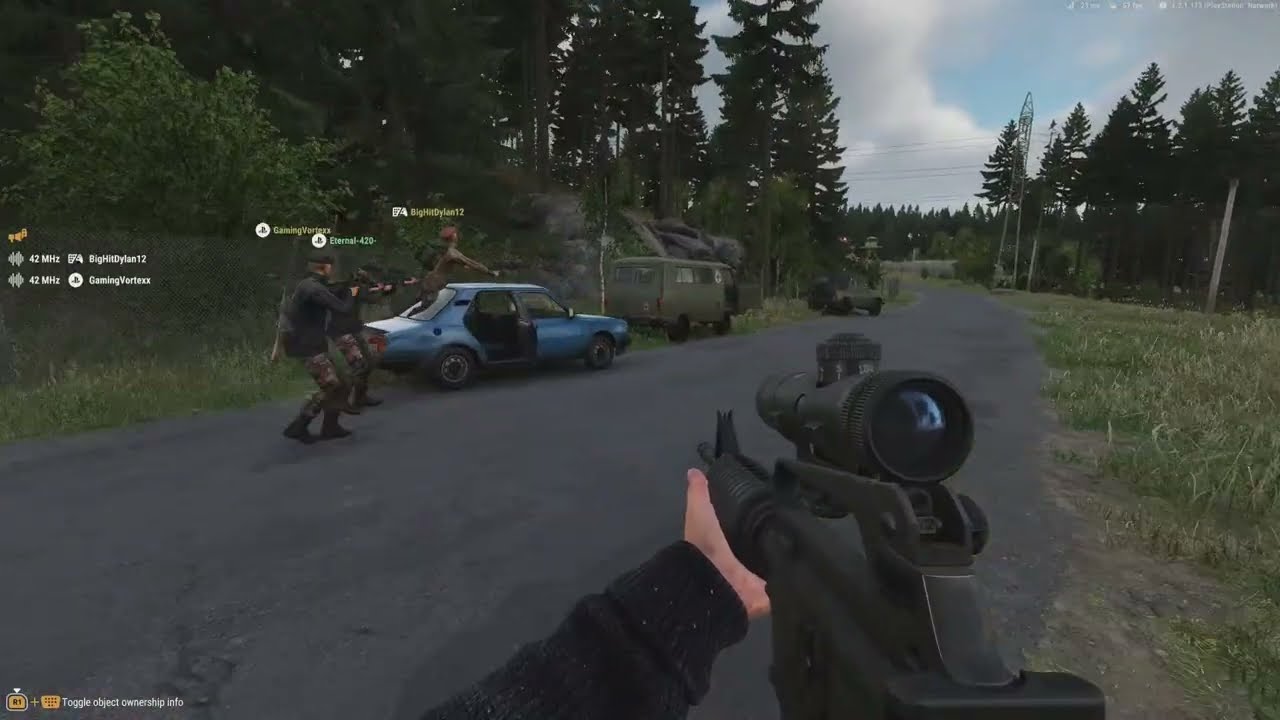 ARMA Reforger Combat Ops joined a small group. Tried to pull my weight. Good fun.