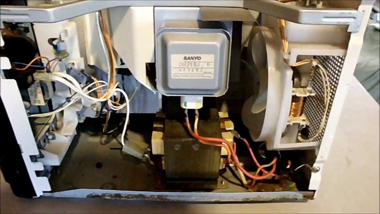 HORNO DE MICROONDAS COMO PROBAR LOS COMPONENTES