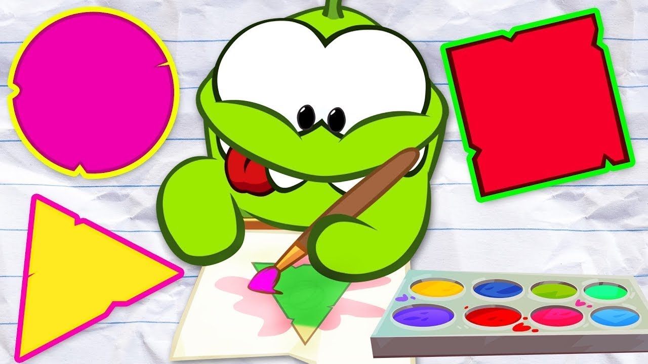 📐🟧  Aprende formas y patrones coloridos con Om Nom 📐🟧  Videos educativos para ni&ntilde;os