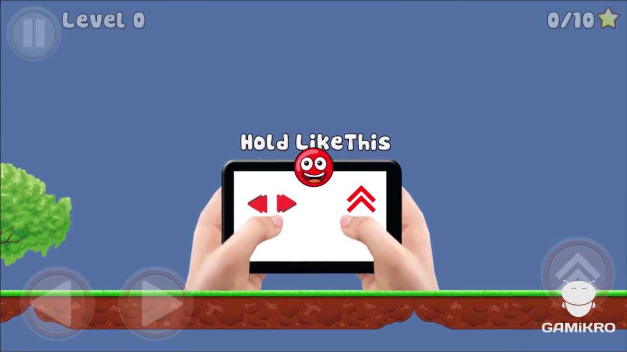 New Red Ball 2 - Level 0