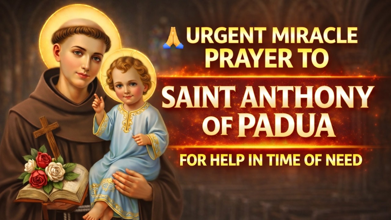 MIRACLE PRAYER TO SAINT ANTHONY FOR URGENT HELP IN NEED