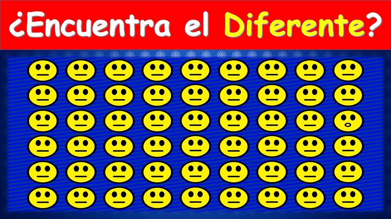 ✅Pocos lo logran🤪 Encuentra el Emoji Diferente 😜🤪10 Niveles Difícil