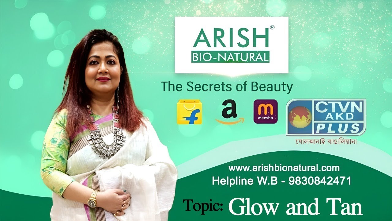 Glow and Tan | ARISH BIO NATURAL #beauty #skincare #tanning