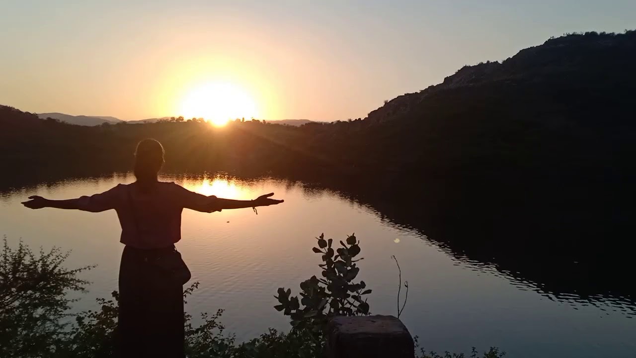 Sunset view of Udaipur Badi lake