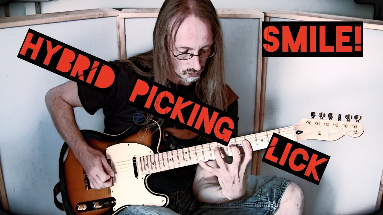 SHRED GUITAR 🔥🔥🔥 Super Fast Hybrid Picking String Skipping Lick 🎸 Guitar-Nerdery 001