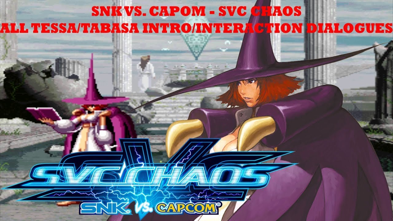 SNK vs. Capcom: SVC Chaos - Tessa/Tabasa All Intro/Interaction Dialogues
