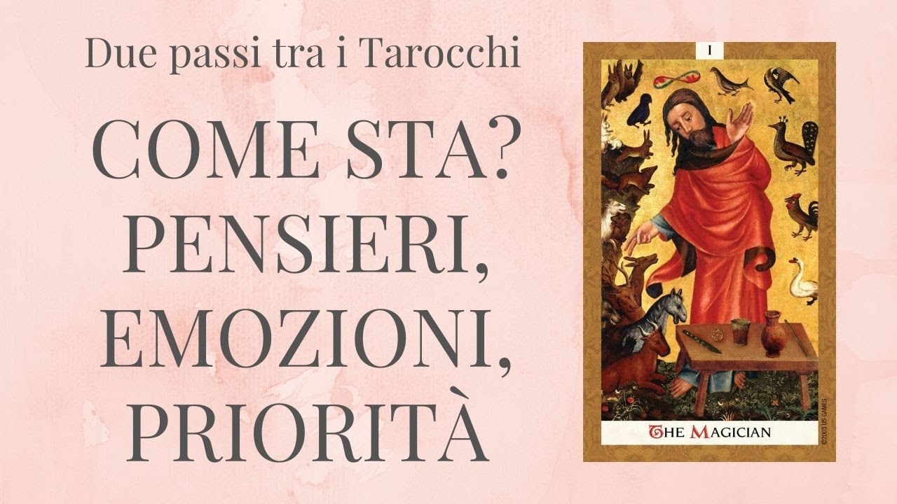 Istantanea di Lui/Lei: come sta? Cosa pensa e prova? Quali sono le sue priorità? Tarocchi Amore