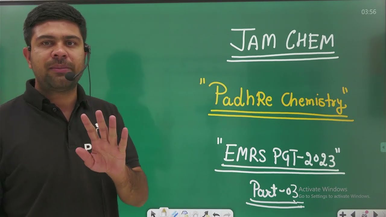 EMRS PGT Chemistry Previous year Question Paper Solution Answer key 2023 Part-03 PGT Chemistry 2025