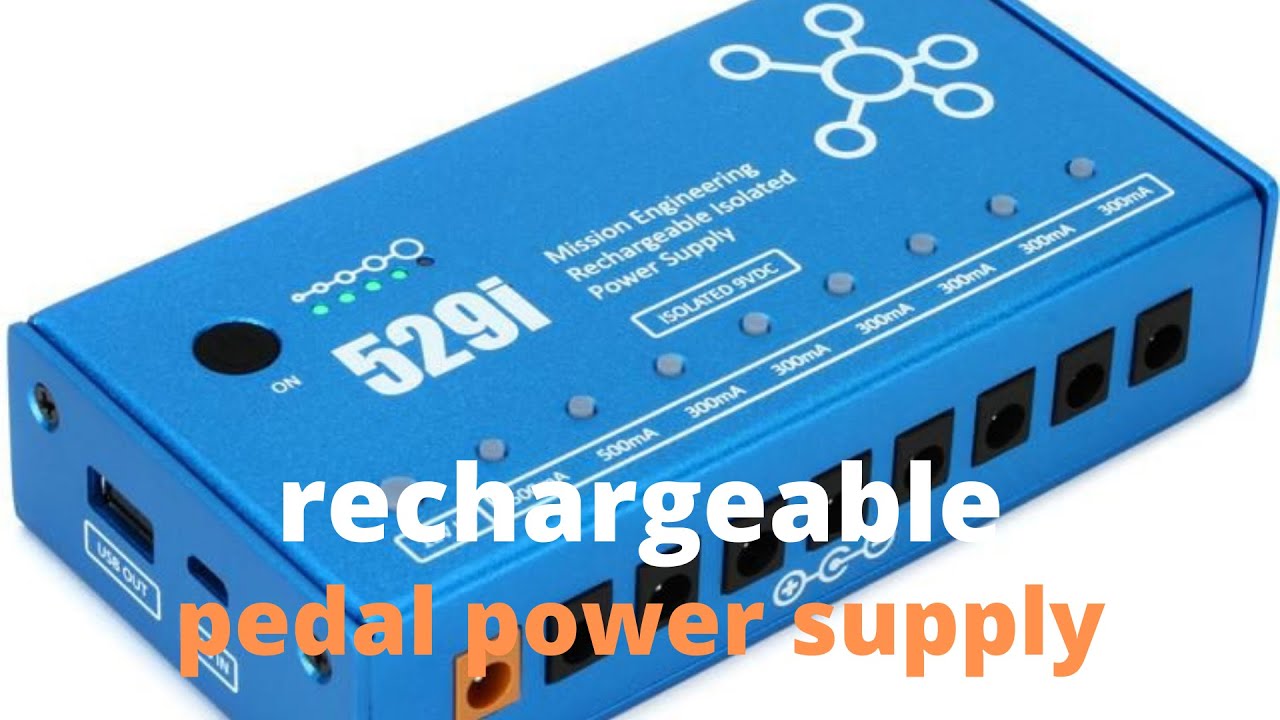 Rechargeable Guitar Pedal Power Supply