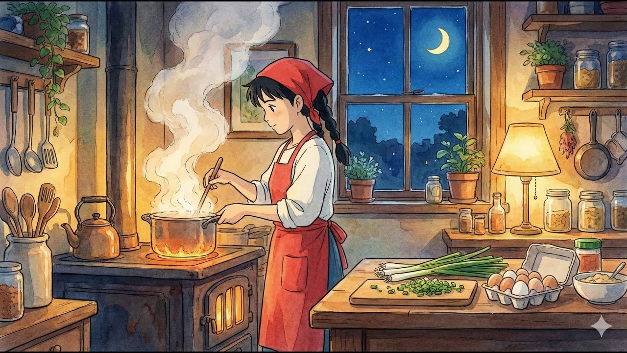A Peaceful Night Routine: Ramen & Solitude | Ghiblie Daily Vlogs