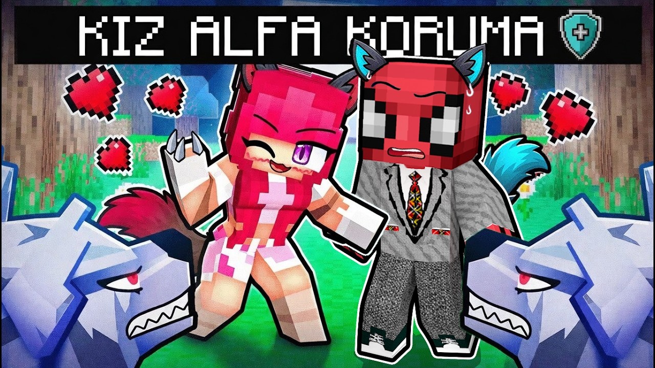 KURT VAMPİR BASKINI!🦇👑🐺- KURT ADAM OKULU Minecraft