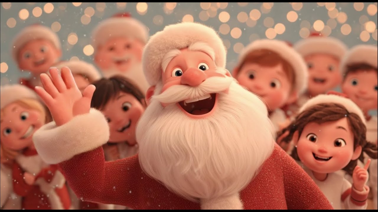 Merry Christmas Song | Merry Christmas wishes 3D Cartoon ✨🎄🎄✨ #SantaClaus #ChristmasSongsForKids