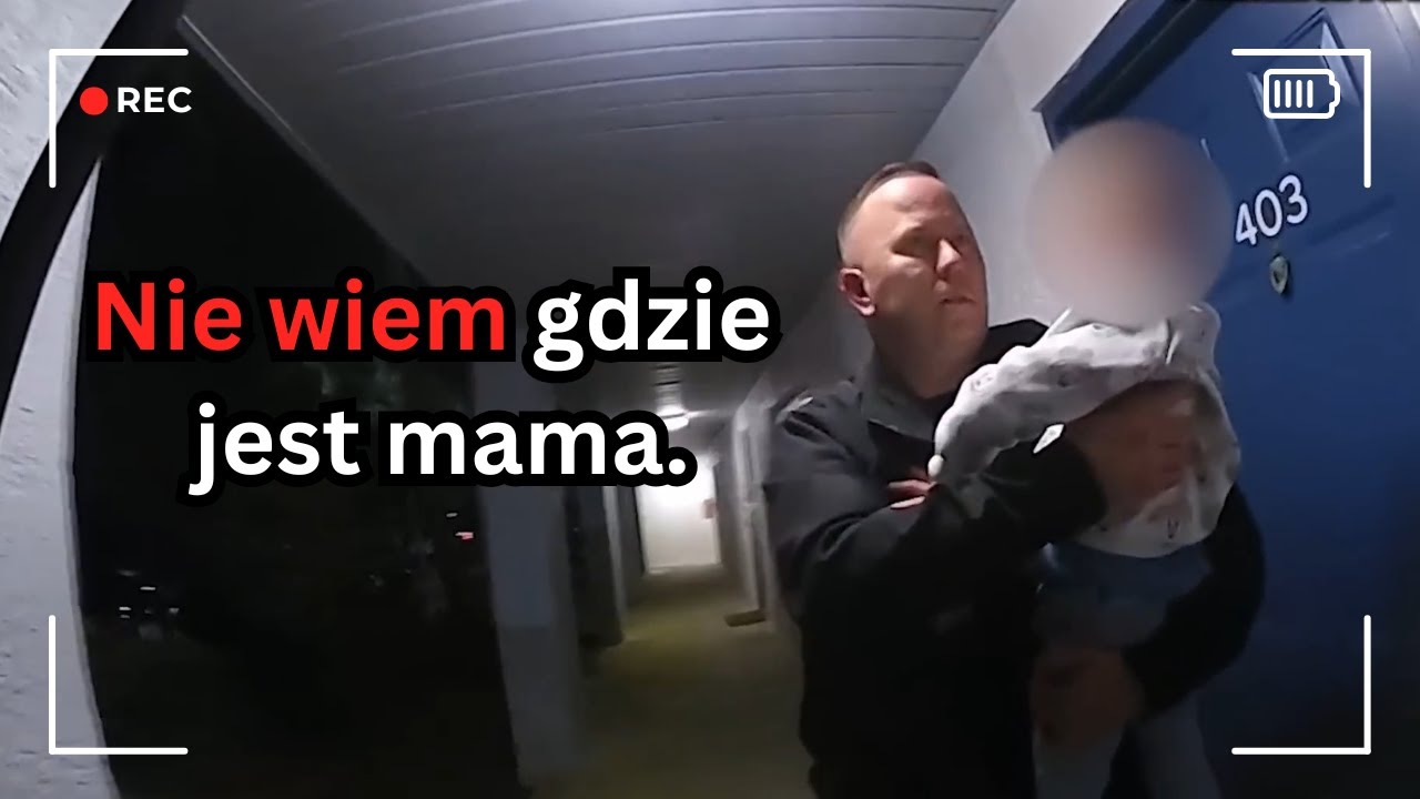 Bezbronny świadek na miejscu zbrodni.