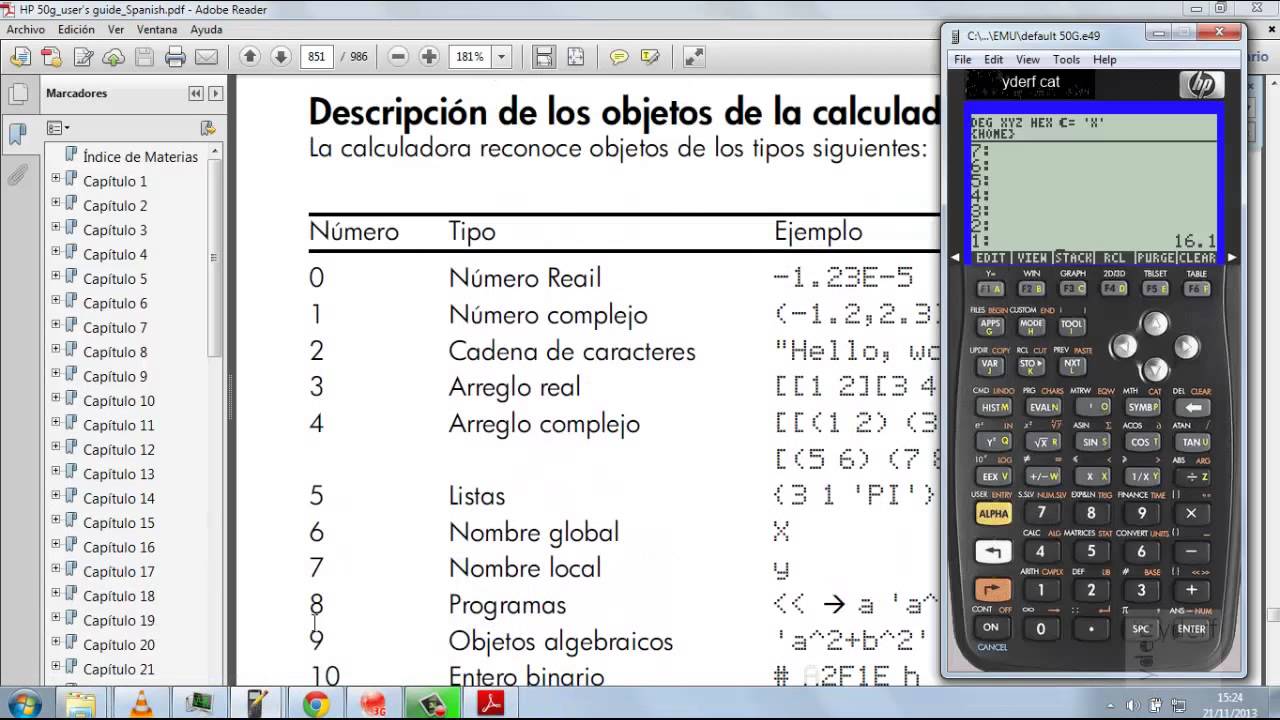 VIDEO 3 Parte 1: CURSO DE PROGRAMACION DE LA HP50G : HPUserEdit