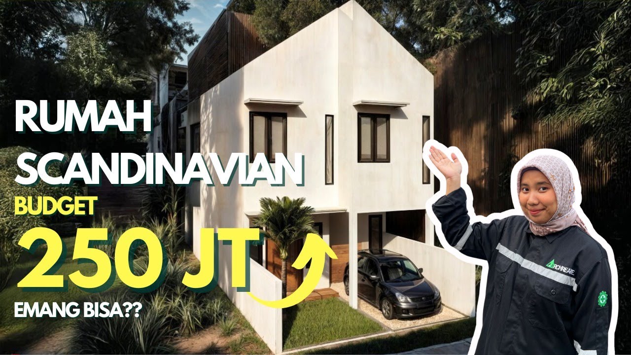 Rumah Modern Scandinavian LT 6x12.5