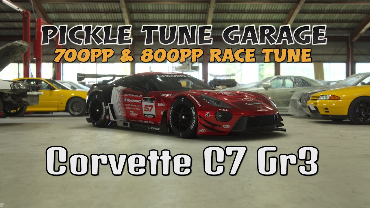 GT7 Chevrolet Corvette C7 Gr.3 | 700PP & 800PP Tune | Pickle Tune Garage (Update 1.68)