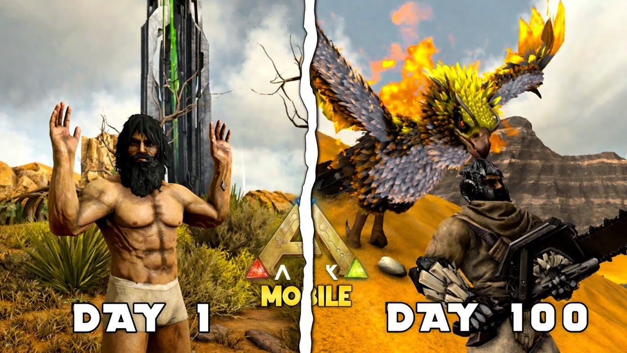 100 Day's in scorched earth - I have a mission to do!! | ARK Mobile 
