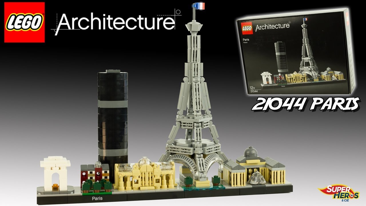 Lego Architecture Paris 21044 Nouveau Set Speed Build Tour Eiffel Jouet Toy Unboxing