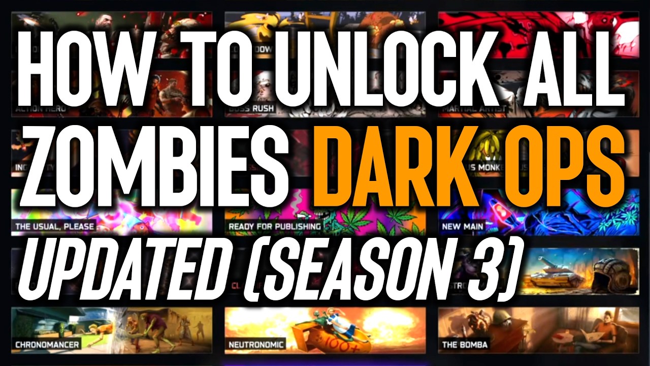 Every DARK OPS in BO7 Zombies & How Hard It Is to Unlock Them (Updated with Season 3 Dark Ops)