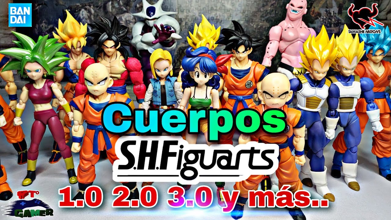 SH Figuarts Dragon Ball Tipos de Cuerpos 1.0, 2.0, 3.0 | Diferencias, Cualidades y Más