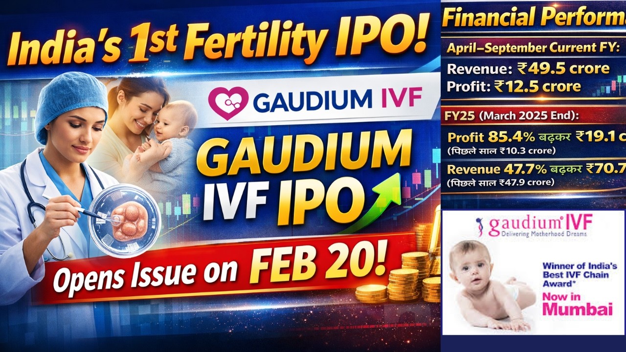 Gaudium IVF IPO | India&rsquo;s first fertility-services IPO | New IPO