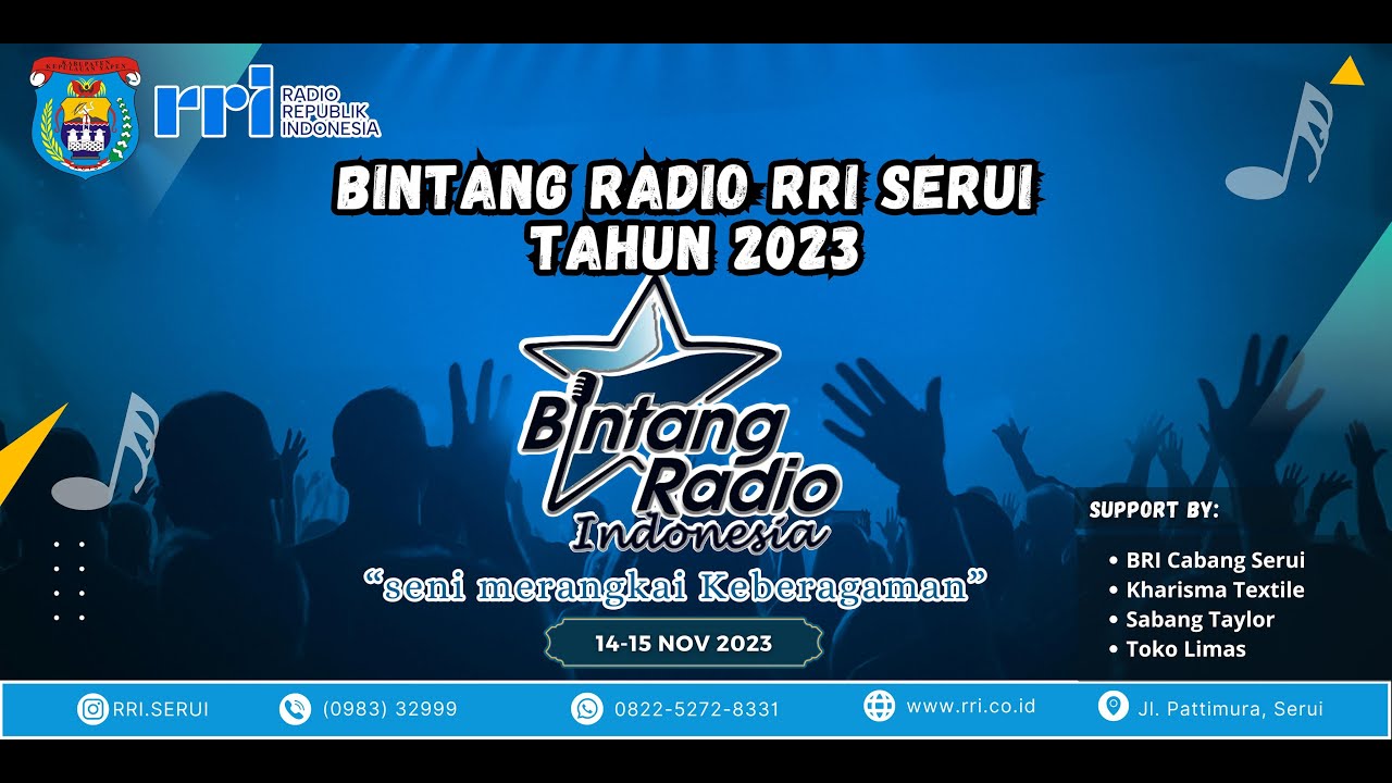 BINTANG RADIO INDONESIA RRI SERUI 2023 # BABAK FINAL