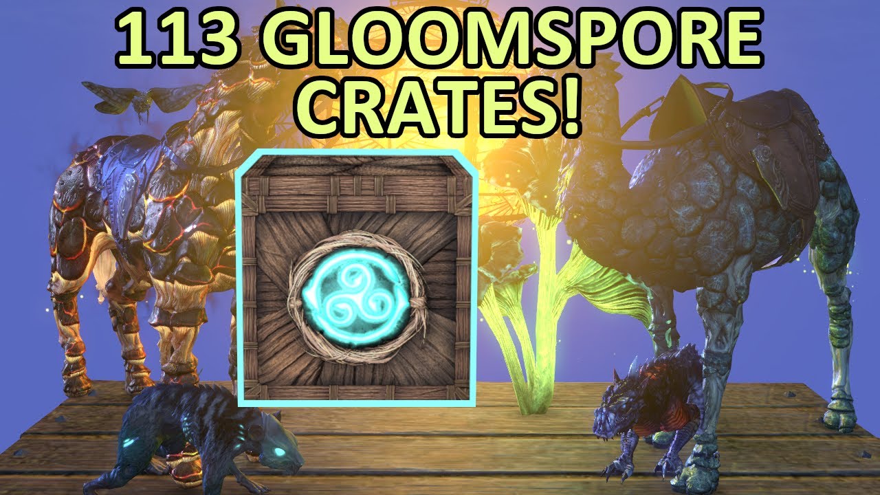 Opening 100+ ESO Gloomspore Crown Crates! 🍄