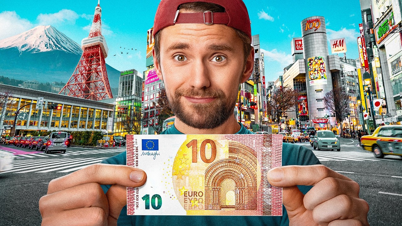 10&euro; dans la PLUS GRANDE VILLE du monde (Tokyo) !