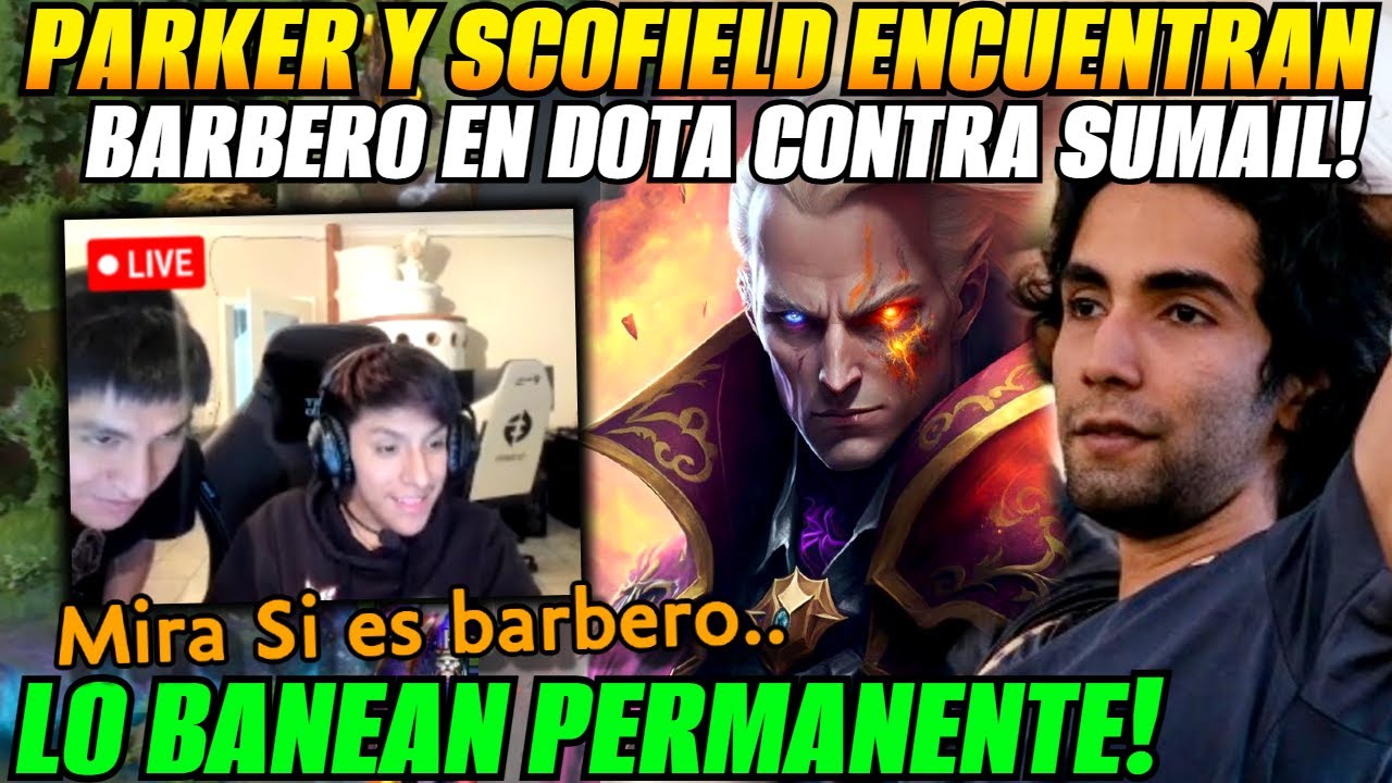 😲Parker y Scofield contra Sumail, Darkmago y Sacred en stream!😲encuentran barbero