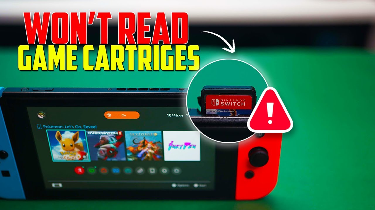 Как исправить ошибку Nintendo Switch, которая не считывает игровые картриджи | Игровой картридж н...