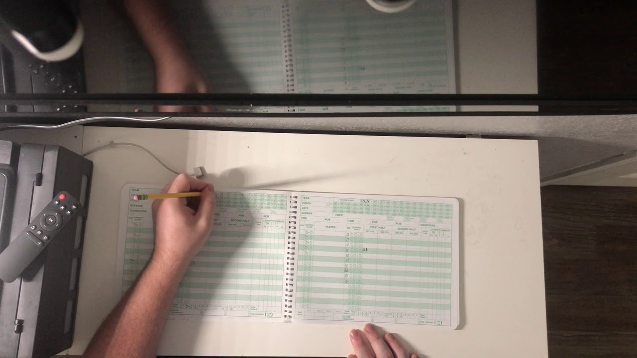 How to keep score Mark V Basketball Score Book in 10 minutes