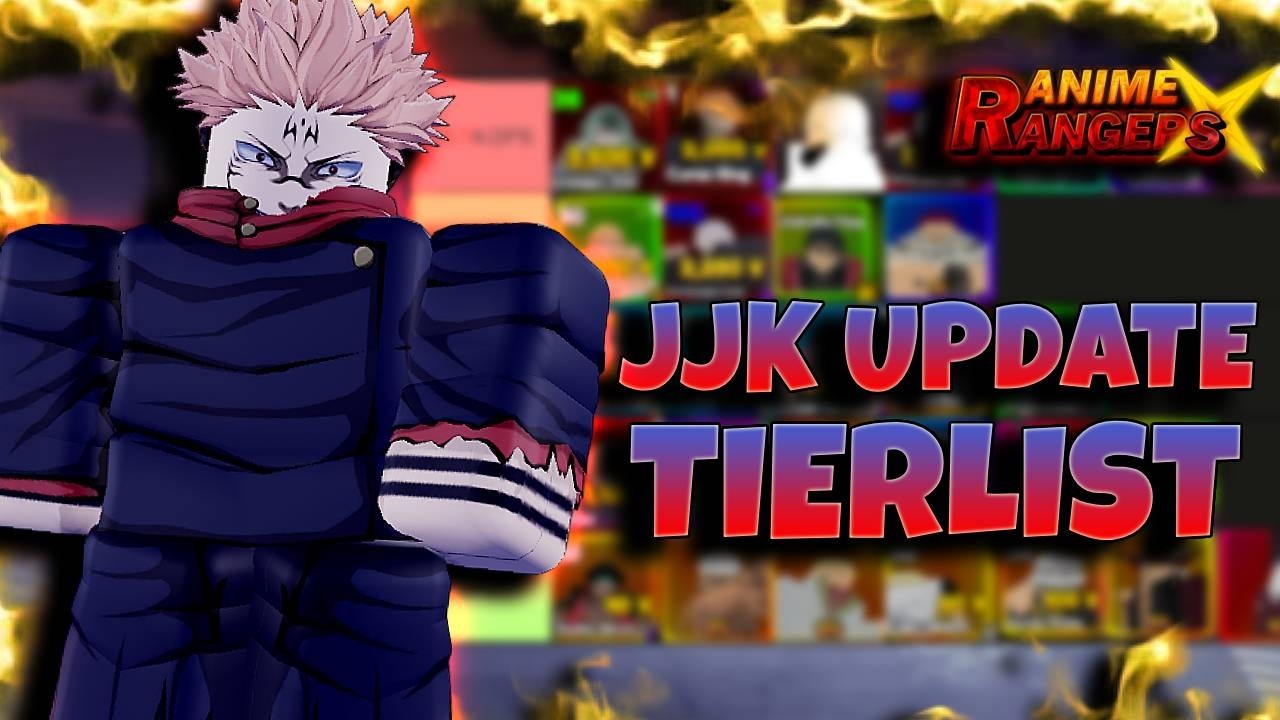 NEW JJK UPDATE TIERLIST - ANIME RANGERS X
