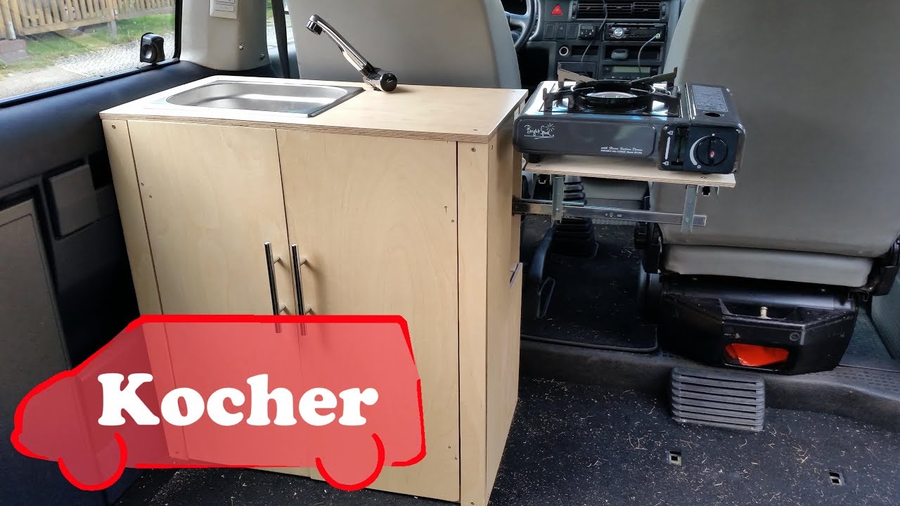 Kocher in den Bus einbauen  - VW T4 Umbau zum Camper #05