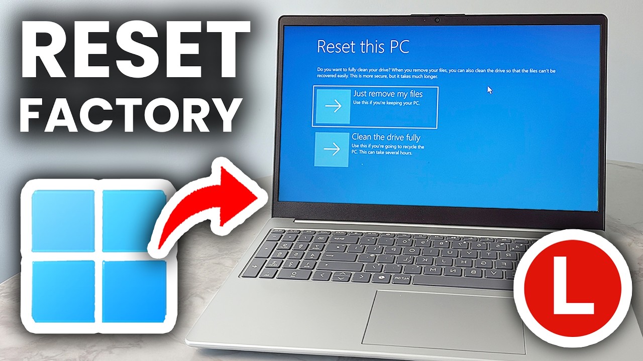 How To Factory Reset Lenovo Laptop or PC - Restore