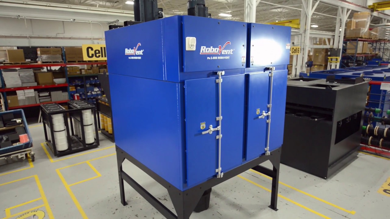 RoboVent Fusion Series Dust Collector | Weld Fume Extraction and Dust Control