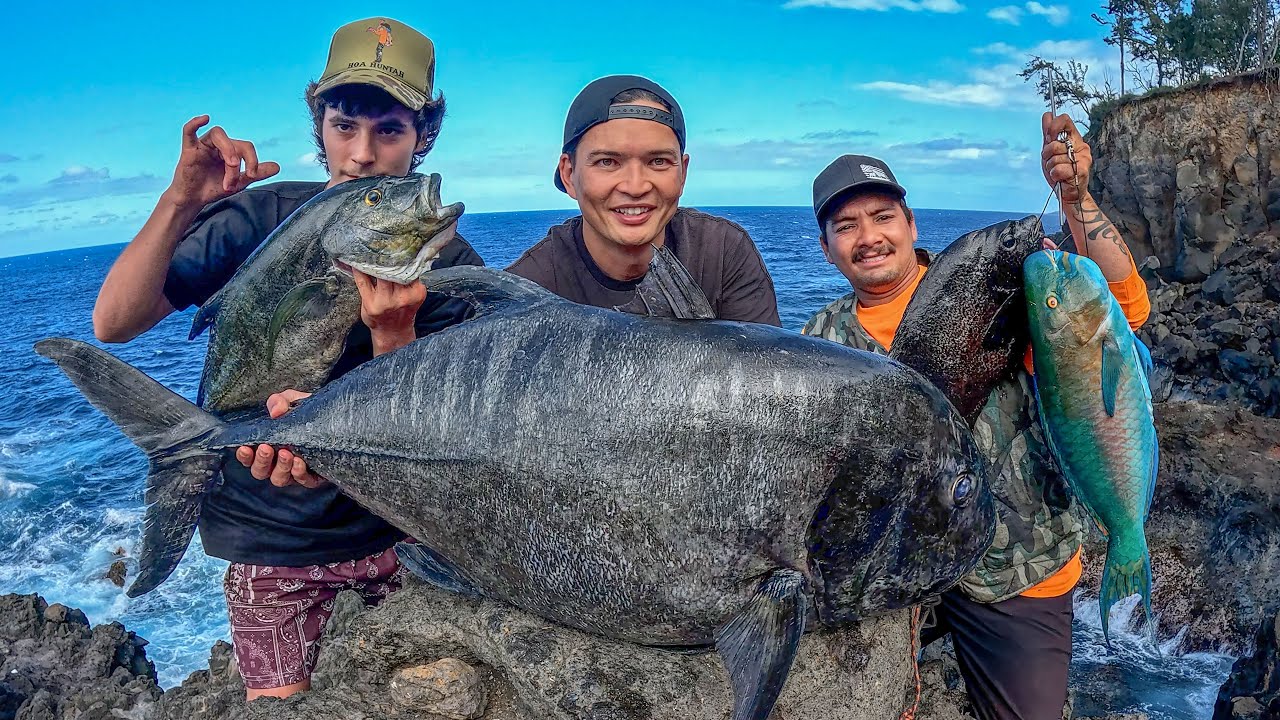 Catching Monster Uluas and Wild Boars Hawaiian Style