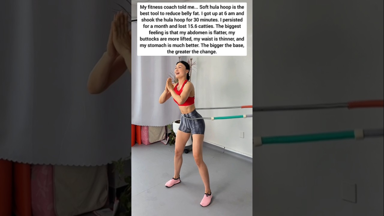 The spring hula hoop is one of the best tools for reducing belly fat&mdash;just 30 minutes a day #fitness