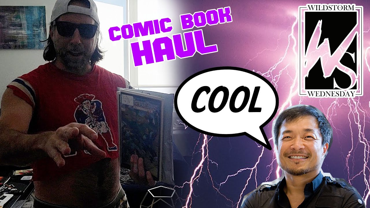 JIM LEE thinks this WILDSTORM comic book haul is really cool.