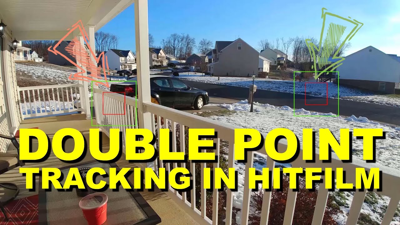 Absolute Beginner's Lesson on Double Point Tracking in HitFilm!