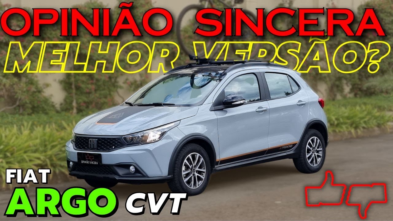 Fiat Argo CVT - automático mais BARATO do Brasil! Versão Trekking é a melhor? Preço, consumo. Vale?