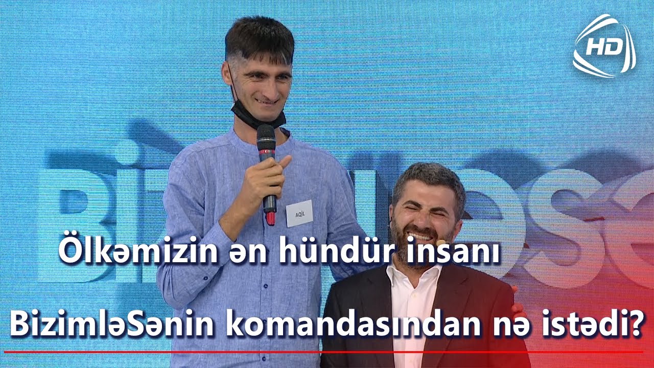 Ölkəmizin ən hündür insanı BizimləSənin komandasından nə istədi? (BizimləSən)