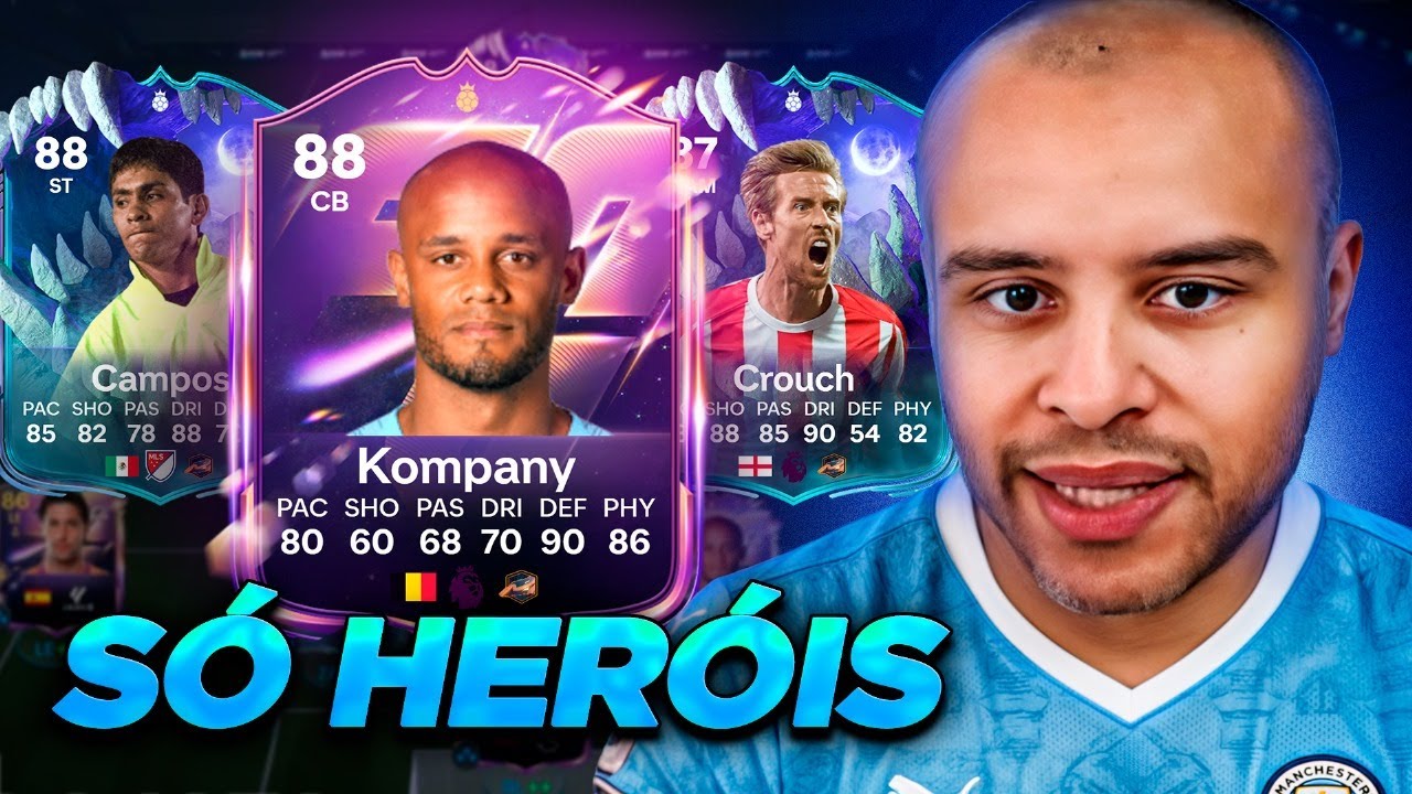 MONTEI UM TIME S&Oacute; DE HEROES PARA JOGAR A WL NO EA FC 26!