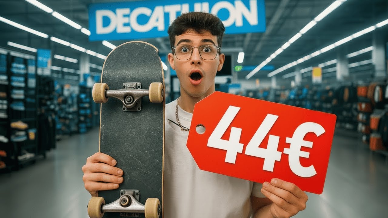 JE TEST LE SKATE LE MOINS CHER DE DÉCATHLON !